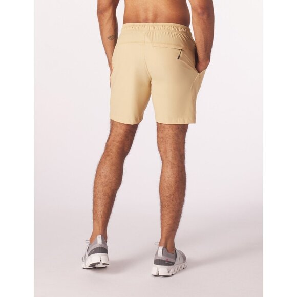 Glyder Court Athletic Short 7.5" Tan Color Men's Size L (34) - Picture 11 of 12